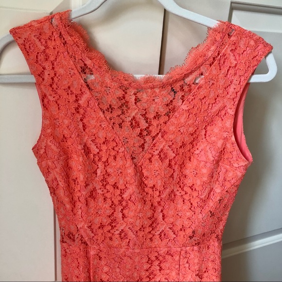 Dolce Vita coral lace dress - Picture 4 of 14